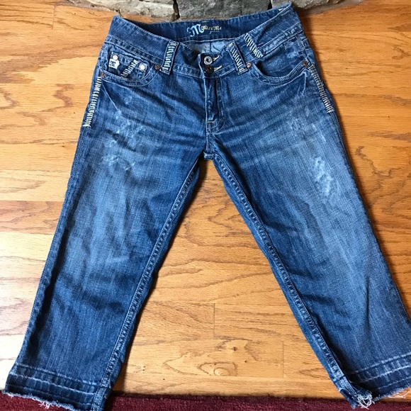 Miss Me Released Hem Capri Cropped Jeans Size 29 - Picture 5 of 8